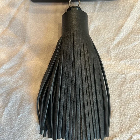 Tory Bursh Black Crystal Adele Hardshell Clutch - Picture 3 of 13